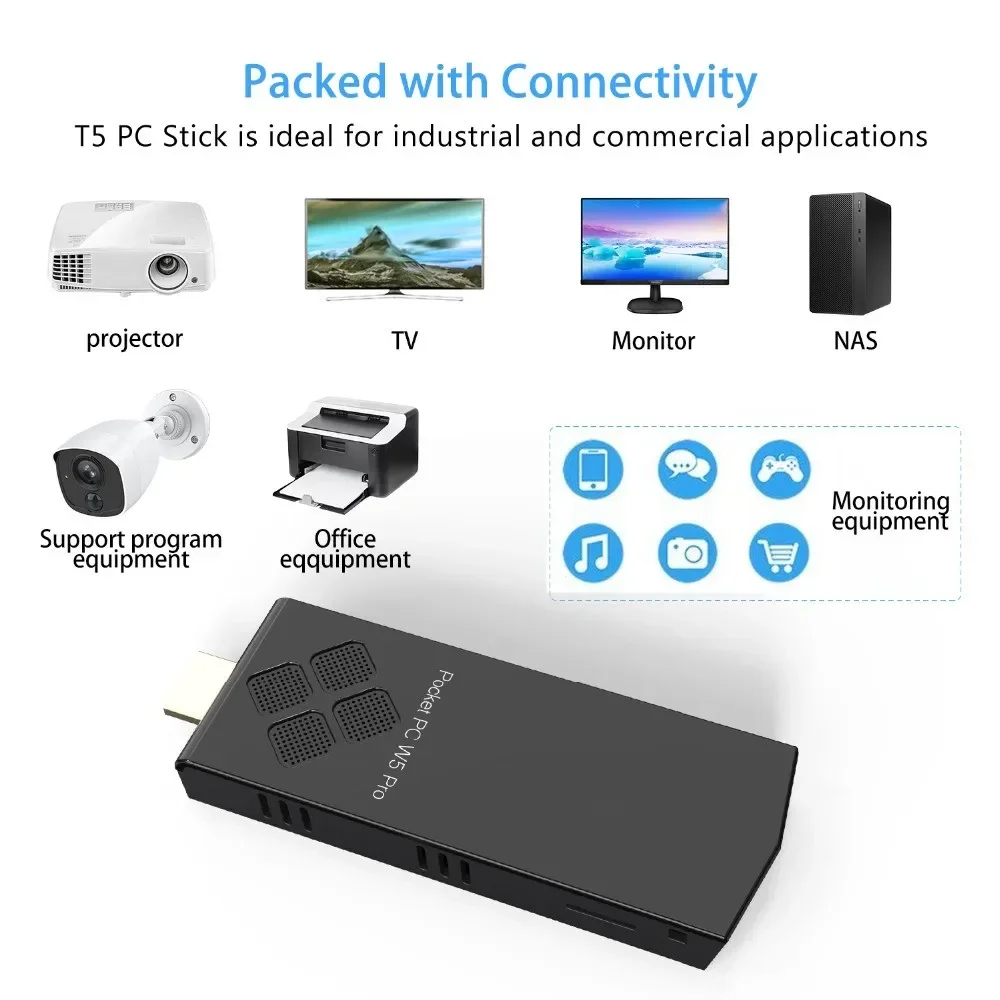 Khadas Vim4 8Gb - T5/W5 PRO มินิพีซี คอมพิวเตอร์พกพา Windows 10