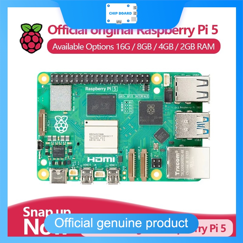 คอมพิวเตอร์บอร์ดเดี่ยว Raspber - Raspberry Pi 5 8Gb Kit บทวิจารณ์และราคา