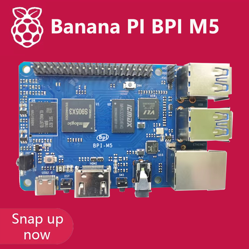 Banana PI M5 BPI M5 บอร์ดเดี่ย - Banana Pi Bpi-M5 บทวิจารณ์และราคา